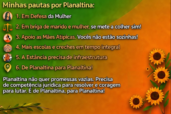 Minhas Pautas por Planaltina - Dra. Germana Lopes